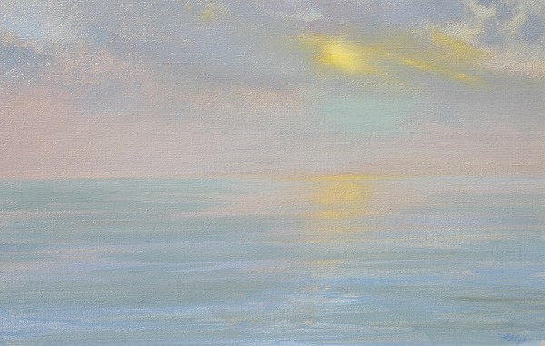 Ralf Feyl, Sun Over Water
oil on canvas, 13"" x 20""
JCA 4586
$2,500