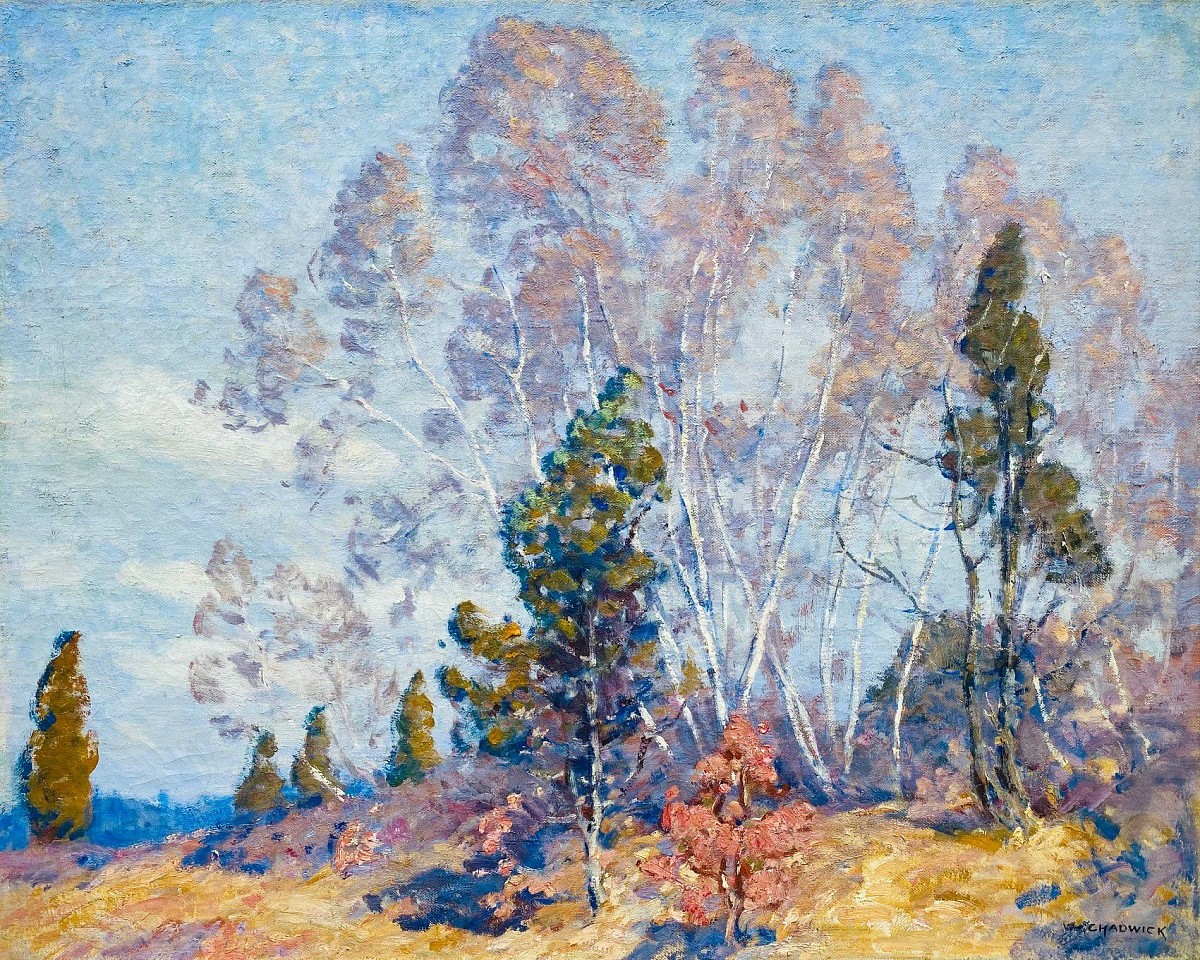 William Chadwick, Birches
oil on canvas, 24"" x 30""
JCA 6592
$12,500