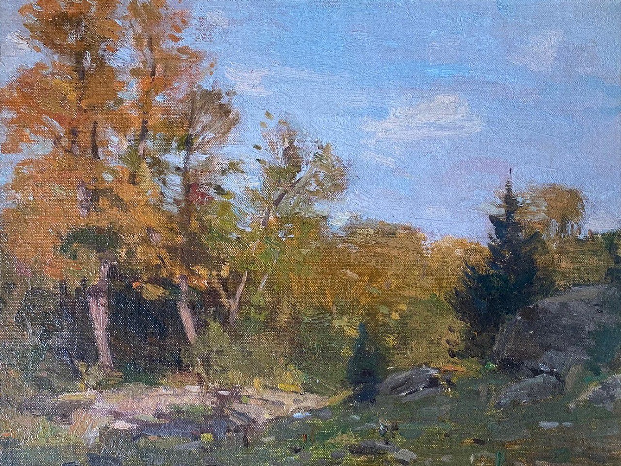 William S. Robinson, Autumn Gold
oil on canvas, 9"" x 12""
EWP322.01
$2,750