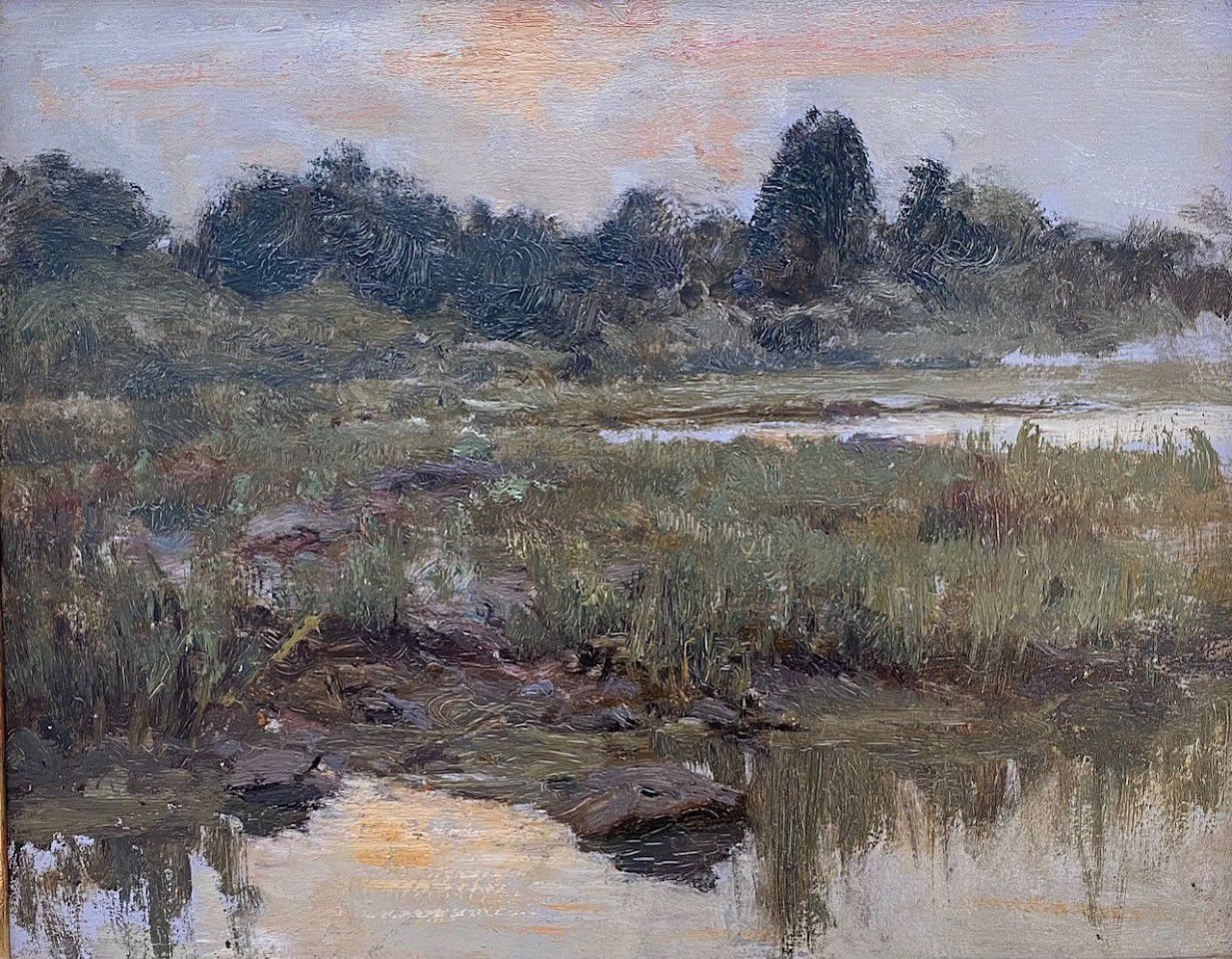 Jules Turcas, In the Marshes
oil on panel, 10 1/2"" x 13 1/4""
JCA 6651
$2,500
