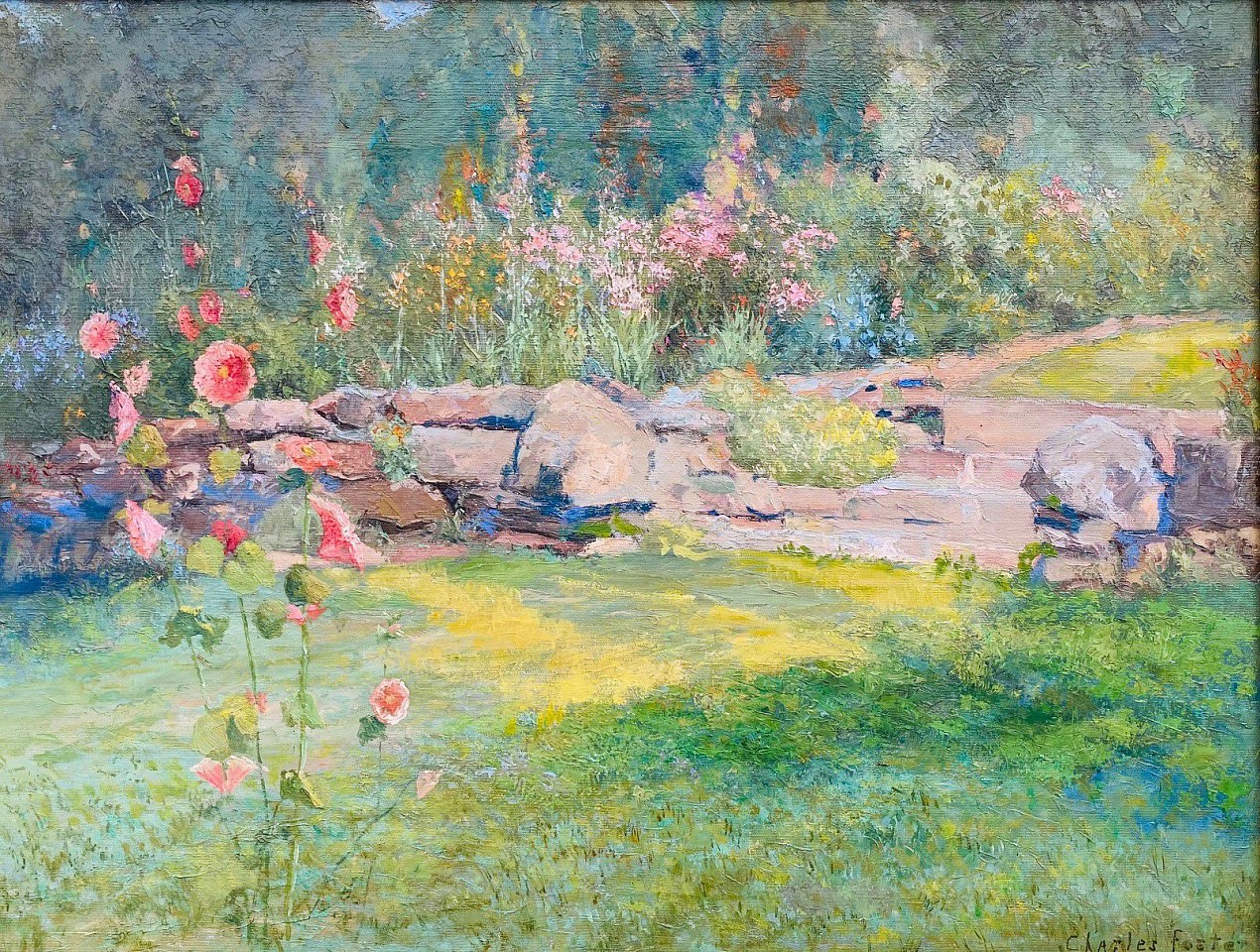 Charles B. Foster, My Garden
oil on canvas, 22 1/4"" x 29""
JCA 6613
$8,500