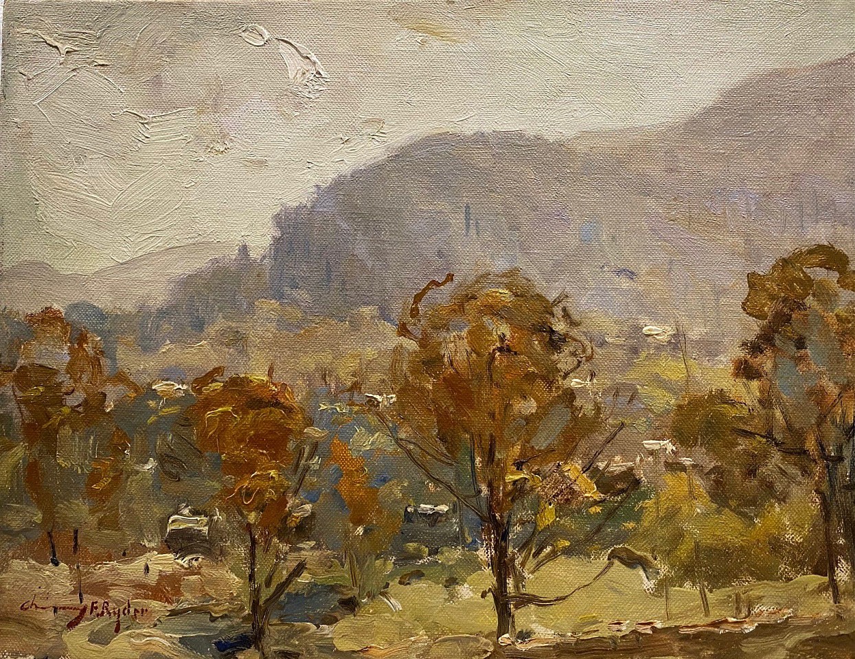 Chauncey Foster Ryder, In The Valley
oil on canvas, 12"" x 16""
JCA 6602
$3,500