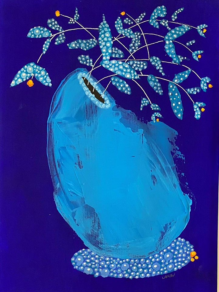 Jac Lahav, Blue Vase III
acrylic flashe and graphite, 11 1/2"" x 8 1/2""
JL 0522.03
$950