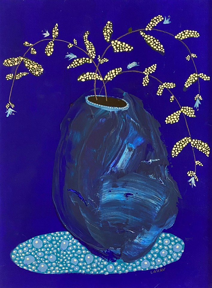 Jac Lahav, Blue Vase V
acrylic flashe and graphite, 11 1/2"" x 8""
JL 0522.05
$950