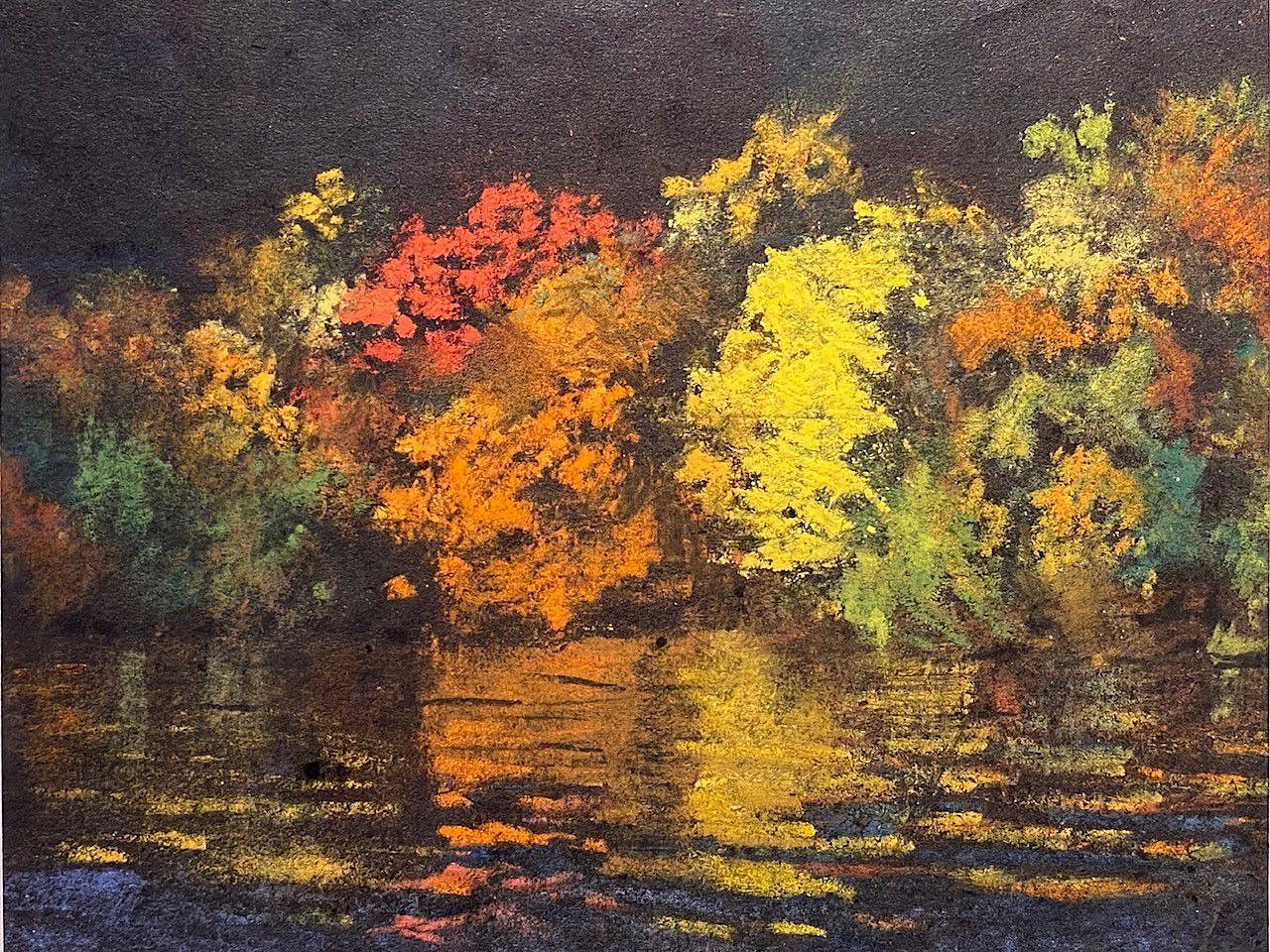 William Partridge Burpee, Autumn Reflections
pastel, 4 1/4"" x 5 1/2""
JCA 3127
$900