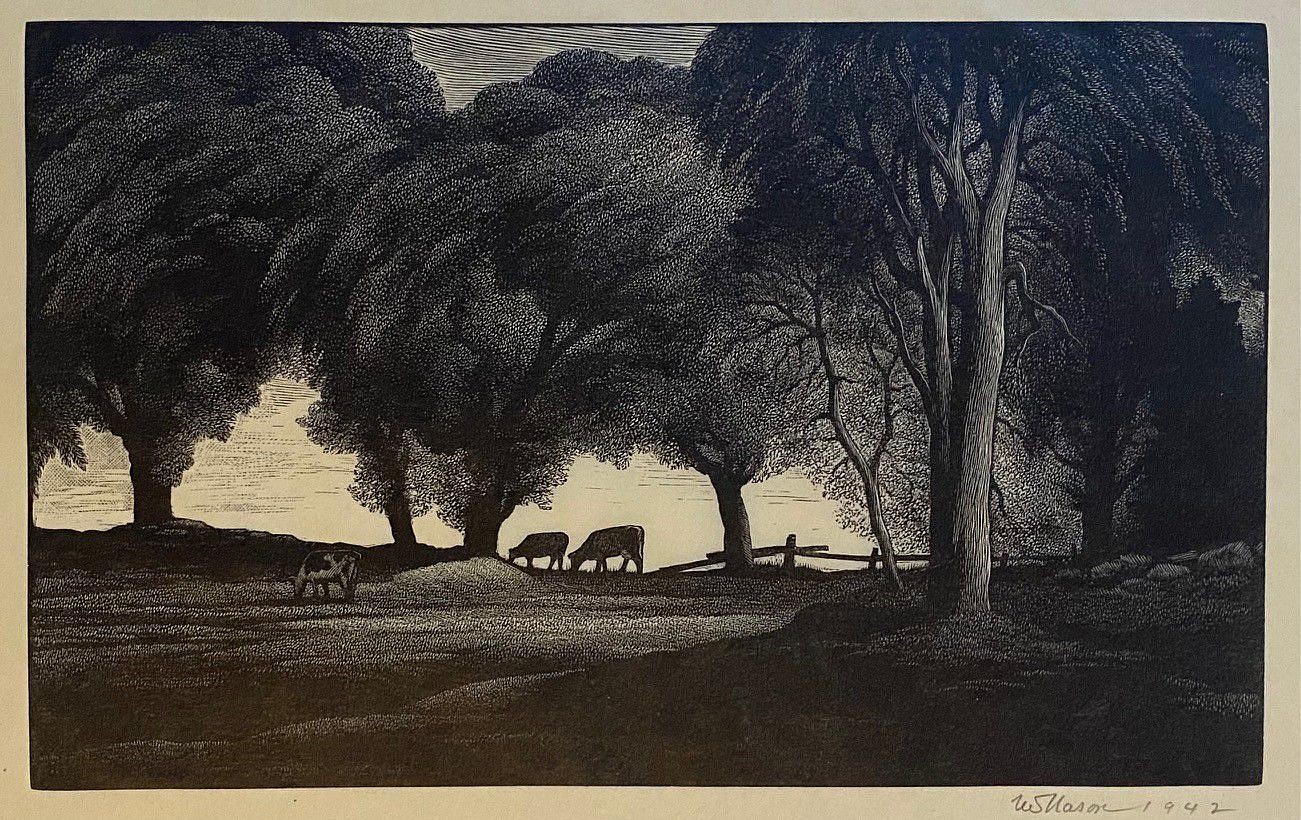 Thomas Willoughby Nason, Midsummer (Under the Trees)
wood engraving on paper, 5"" x 8""
JCA 6509
$950
