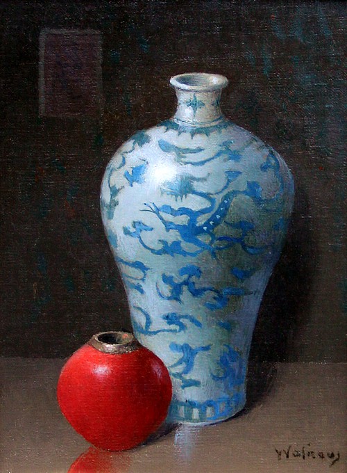 Harry Willson Watrous, Two Vases
oil on board, 8"" x 6""
signed lower right
WDo 1215.02
$6,000