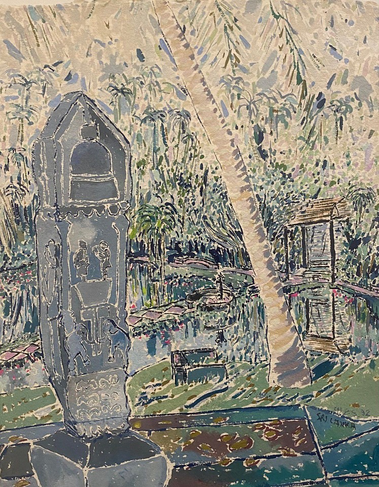 Christian Brechneff, Garden at Lananganga, Sri Lanka
watercolor on paper, 13 1/2"" x 10 1/2""
CB1122.01
$1,600