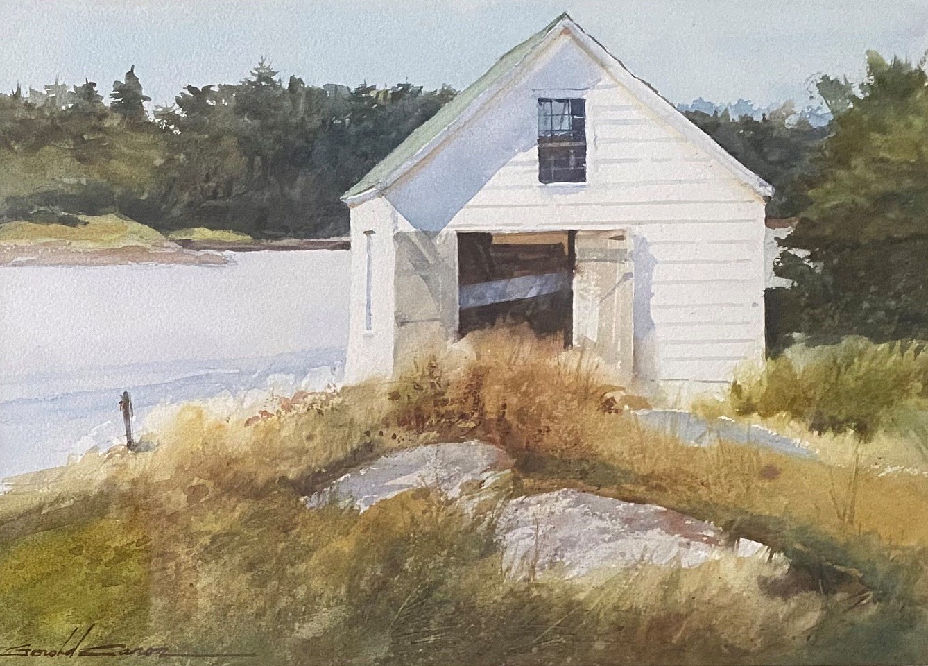 Jerry Caron, Saturday Morning
watercolor on paper, 10"" x 14""
NC 0223.07
$950
