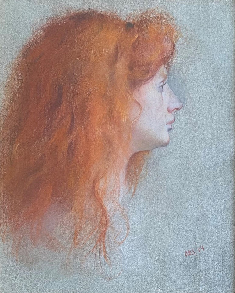 Aaron Shikler, Red Haired Woman
pastel on paper, 11 1/2"" x 9 1/2""
TG 0922
$1,500