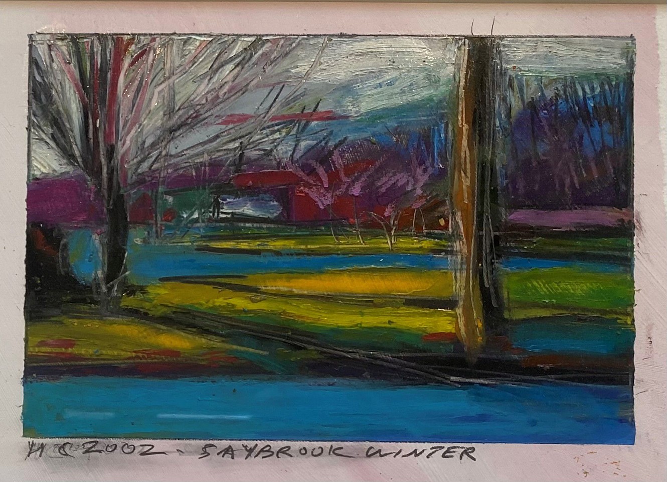 Helen Cantrell, Saybrook Winter
oil pastel on paper, 4"" x 6""
HC1221.02
$250