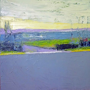 connecticut artists: Helen Cantrell Sunrise Crossroads