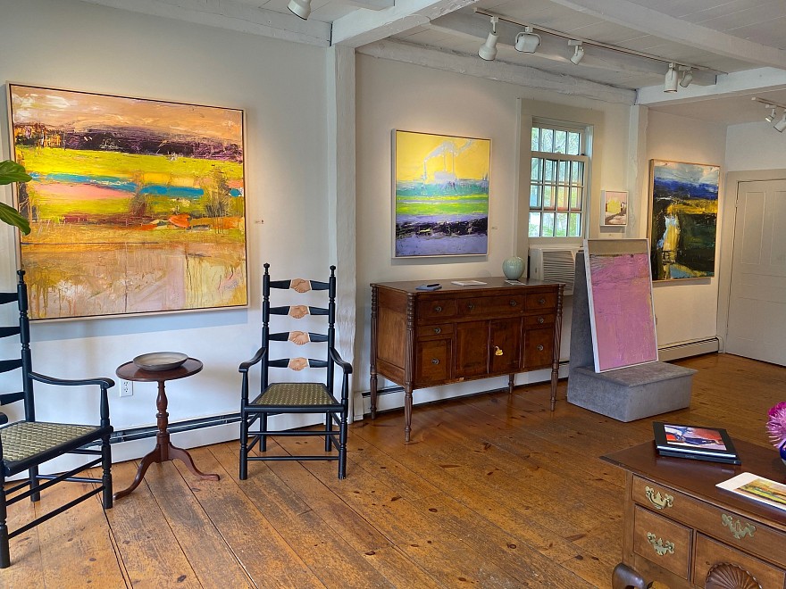 Laying it On, Paintings by Helen Cantrell - Installation View
