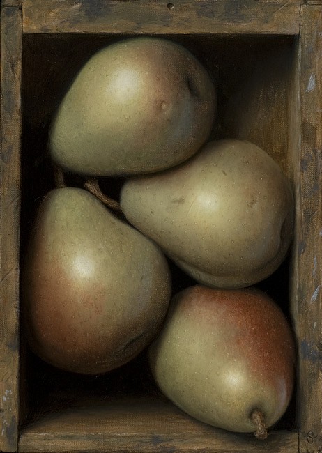 Sean Beavers, Crowded (Pears)
oil on board, 7""x 5""
DV 0423.02
$3,000