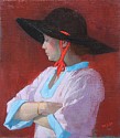 Aaron Shikler, The Chinese Robe
oil on canvas