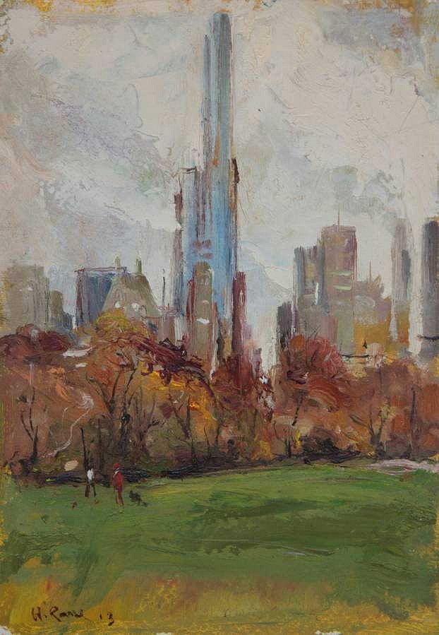 Walter Rane, New Skyscraper
oil on paper, 10"" x 7""
WR 1014.03
$1,000