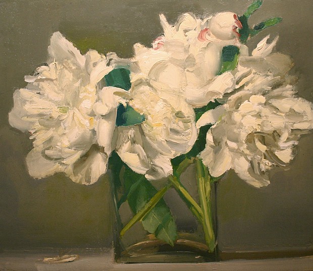 Katy Schneider, Peonies in Glass Vase, 2000
oil on panel, 8"" x 9 1/4""
JCA 3810
$3,500