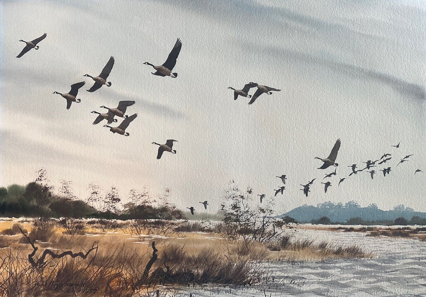 David Hagerbaumer, Flying Geese, 1957
watercolor on paper
SG1123
$3,500