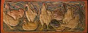 Elmer Livingston MacRae, Chickens
circa 1925, carved and painted wood
