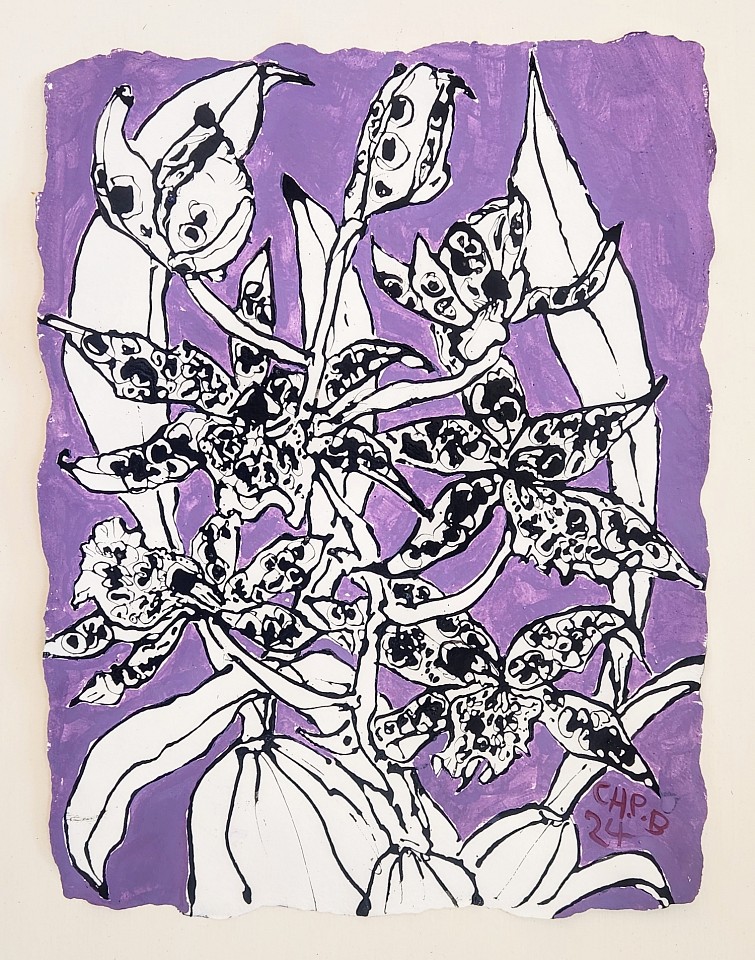 Christian Brechneff, Bellariadianadunn Newberry Purple III
oil on ink paper, 22"" x 17""
CB  0324.12
$2,400
