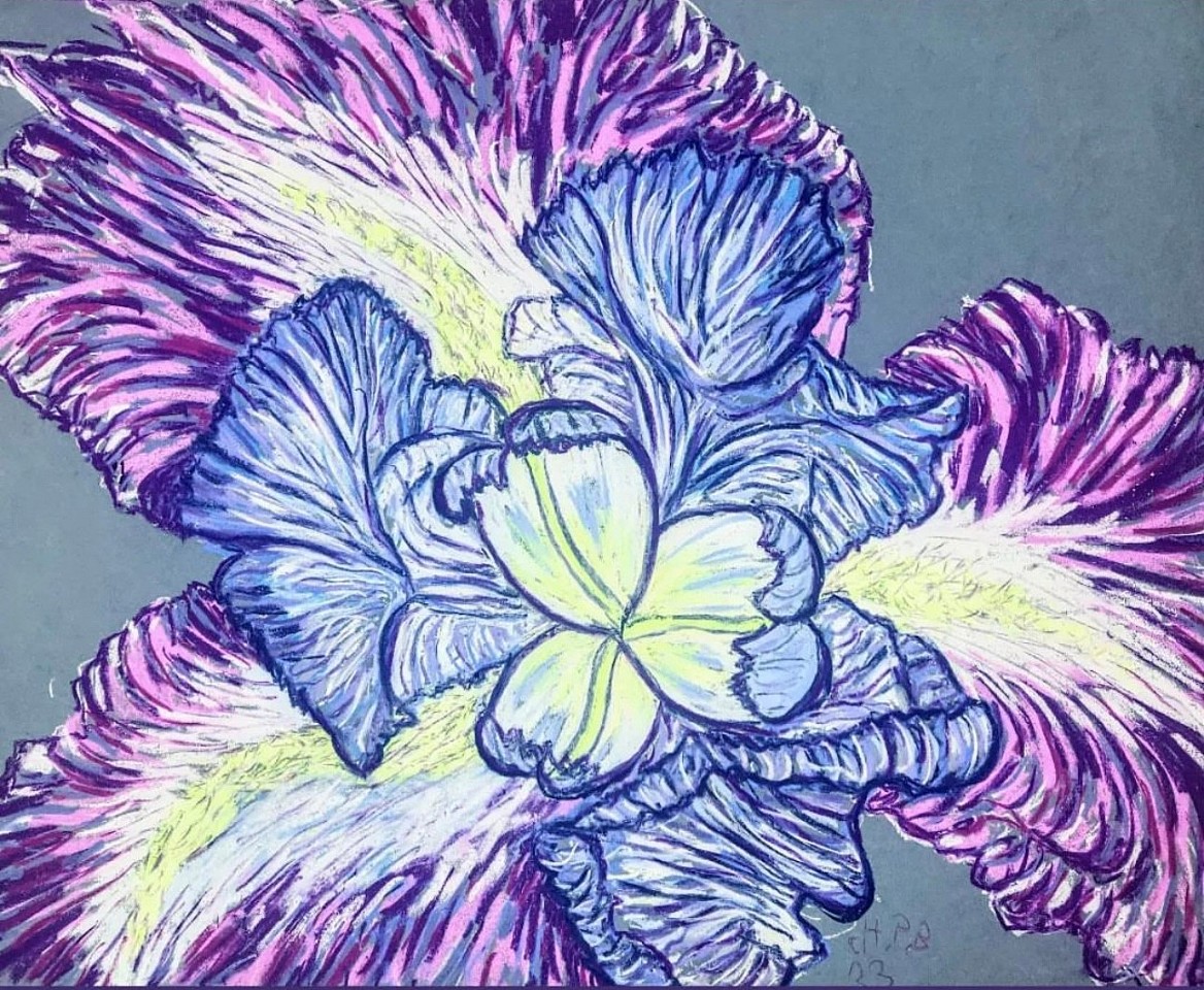 Christian Brechneff, Purple Iris
pastel on handmade paper, 23 1/2"" x 42"" sight size
CB 0324.30
$5,400