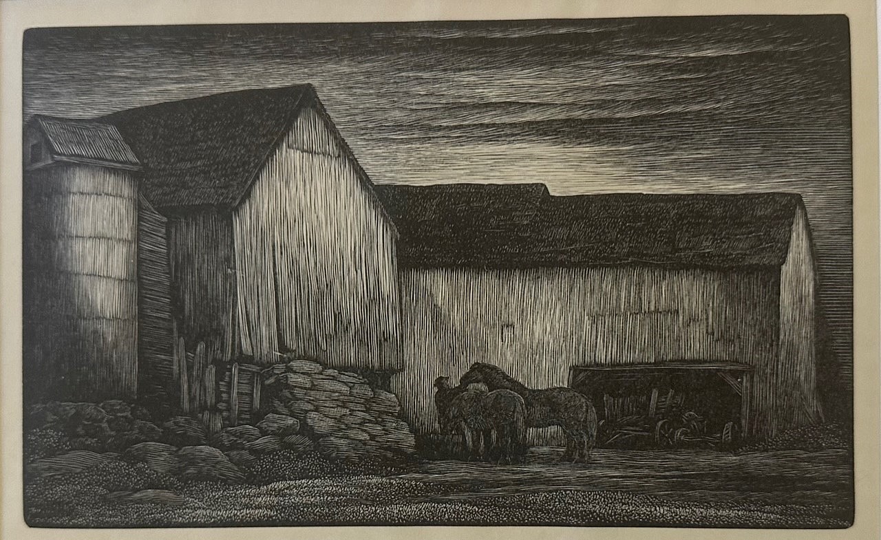 Thomas Willoughby Nason, End of the Day, 1933
wood engraving, 4"" x 6 1/2""
JCA 6776.03
$1,200