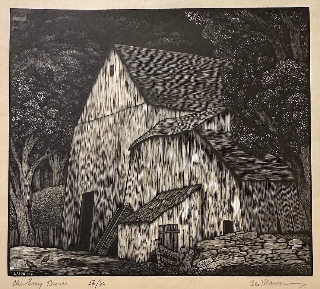 Thomas Willoughby Nason, The Grey Barn, 1931
wood engraving, 4 7/8"" x 5 1/2""
JCA 6776.02
$950