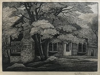 prints/drawings: Thomas Willoughby Nason The Red House, 1942
