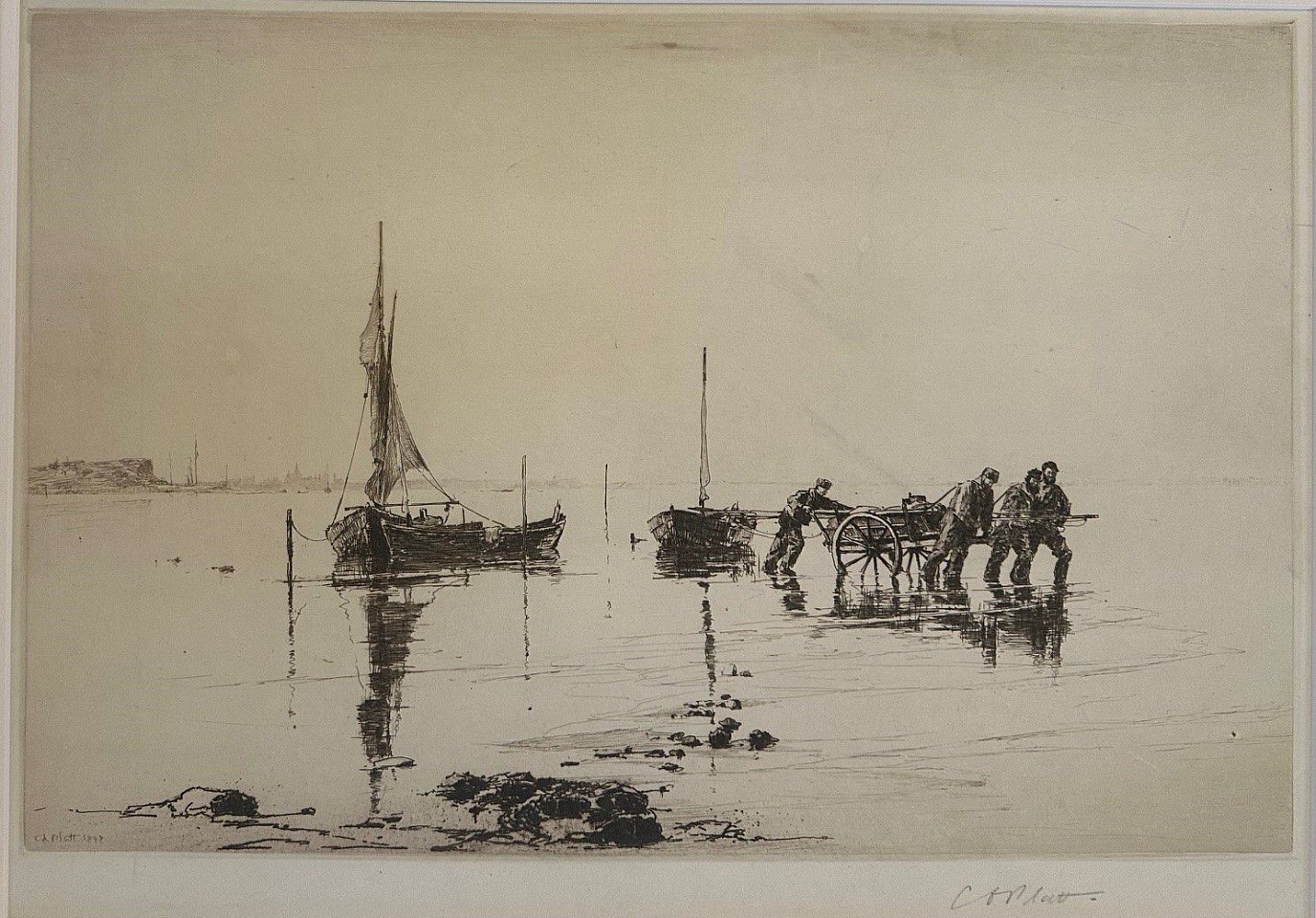 Charles Adams Platt, A Misty Morning, 1888
etching on paper, 11"" x 16 5/8""
JWC 0124.06
$1,500