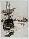 Charles Adams Platt, Atlantic Docks
etching on paper