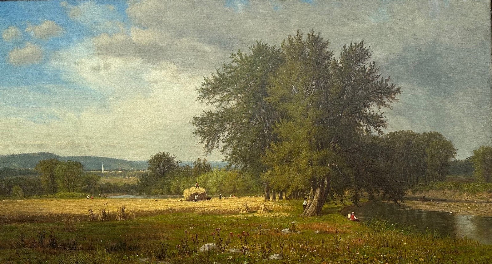 James A. Brevoort, Harvest Time Near Farmington
oil on canvas, 22"" x 40""
JCAC 6824
$35,000