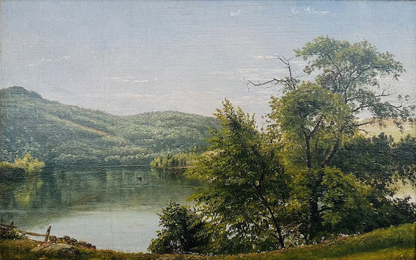 Edward Nichols, Lake Waramaug
oil on canvas, 12"" x 15 1/2""
JCA 6820
$12,500