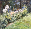 Roger Dennis, Summer Garden 
oil on board