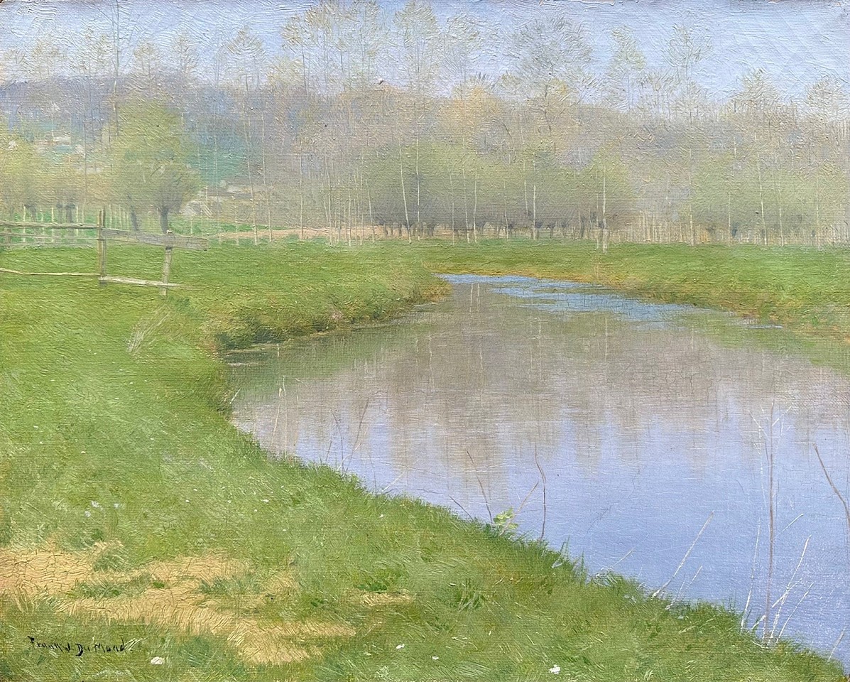 Frank Vincent DuMond, The Pool in Spring
oil on canvas, 12"" x 16""
JCA 6793
$5,500