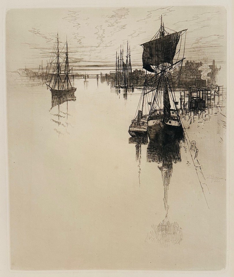 Joseph Pennell, On the River, 1884
etching on paper, 11 3/4"" x 9 3/4""
JCA 6817
$950