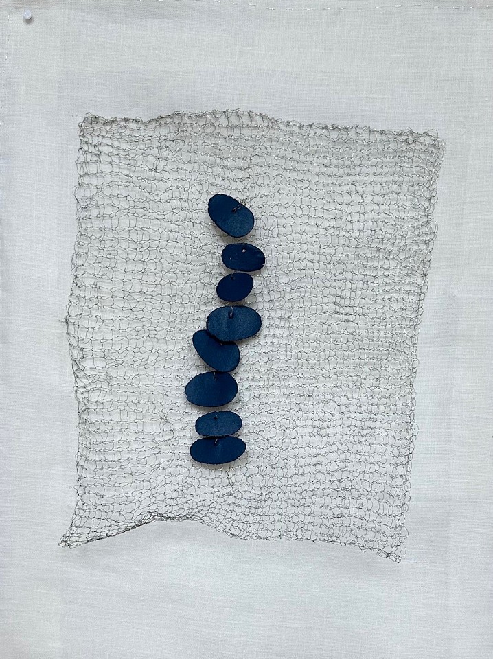 Pat Smith, Line
knitted wire and cobalt porcelain, 17"" x 13""
PS 0824.06
$1,800