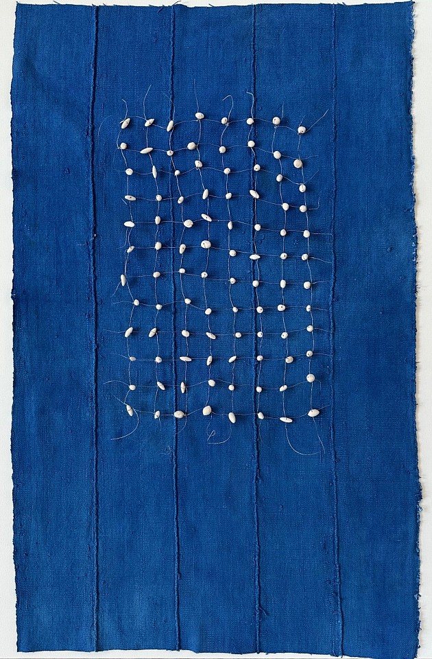 Pat Smith, Sequence
African indigo textile, porcelain, wire, 36"" x 24""
PS 0824.01
$2,500