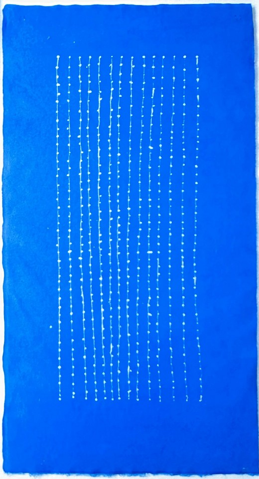 Pat Smith, Some Lines
watercolor and silver ink on japanese paper, 25"" x 3""
PS 0824.09
$1,800