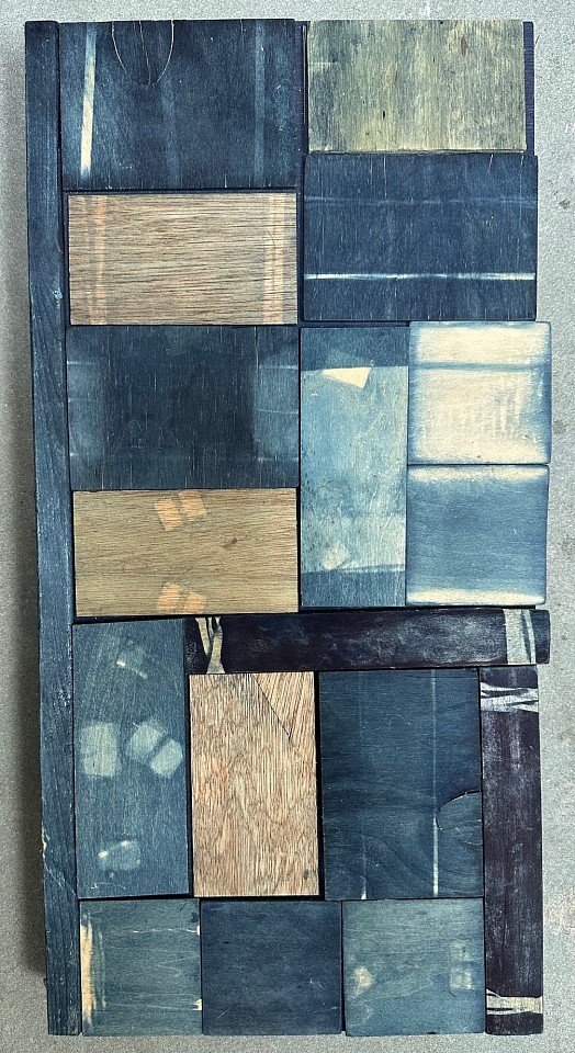 Pat Smith, Indigo Wood Blocks I
indigo dye on wood, 22"" x 11""
PS 0824.16
$1,250