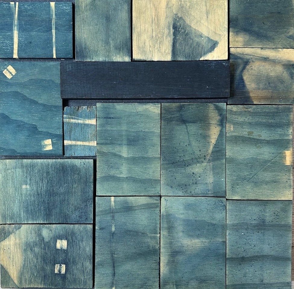 Pat Smith, indigo Wood Blocks II
indigo dye on wood, 16"" x 16""
PS 0824.15
$1,250