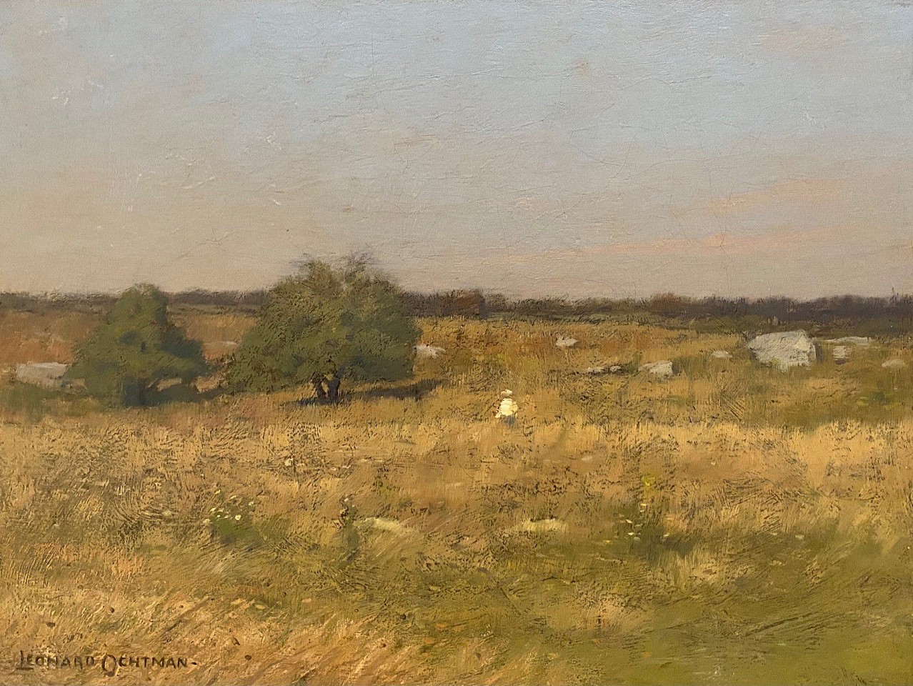 Leonard Ochtman, In the Meadow
oil on canvas, 12"" x 16""
DM 0123
$6,500