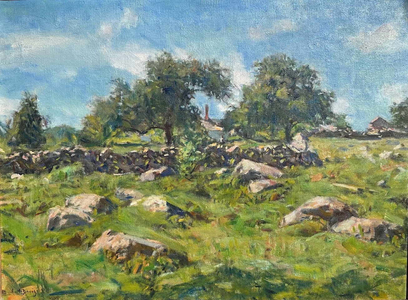 Charles Harold Davis, Hilltop Farm, Mystic, CT
oil on canvas, 20"" x 27""
JCA 6905
$15,000