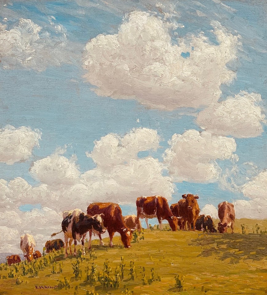 Edward Volkert, Grazing on a Hilltop
oil on canvas, 26"" x 24""
JCA 6904
$15,000