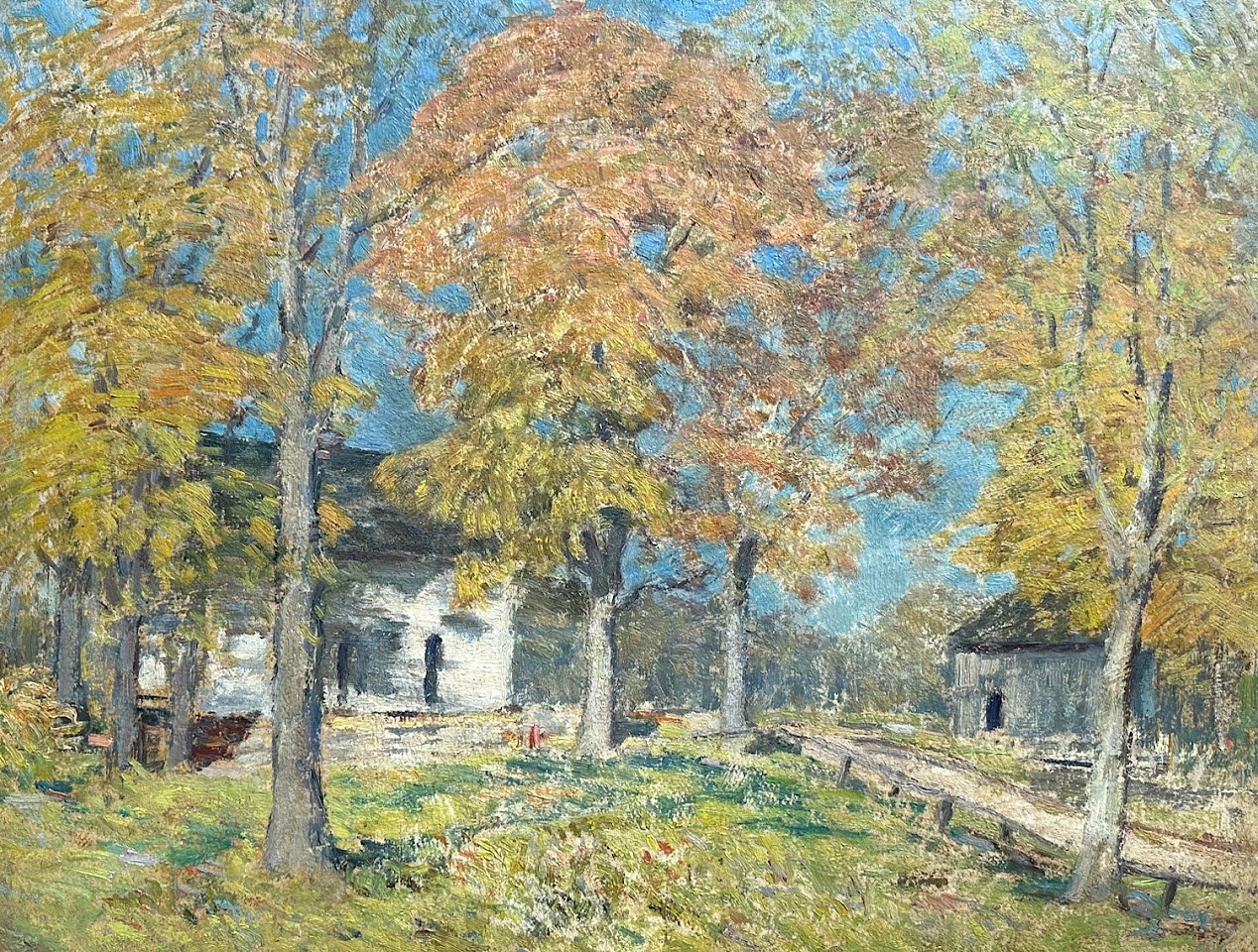 Clark Greenwood Voorhees, Farmhouse in Autumn
oil on board, 18"" x 24""
HFACV 1024.02
$17,500