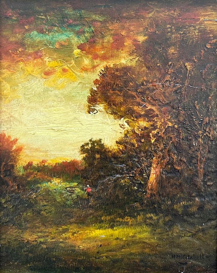 Hudson M. Kitchell, Landscape
oil on panel, 8 1/2"" x 7""
CV 1019.03
$950