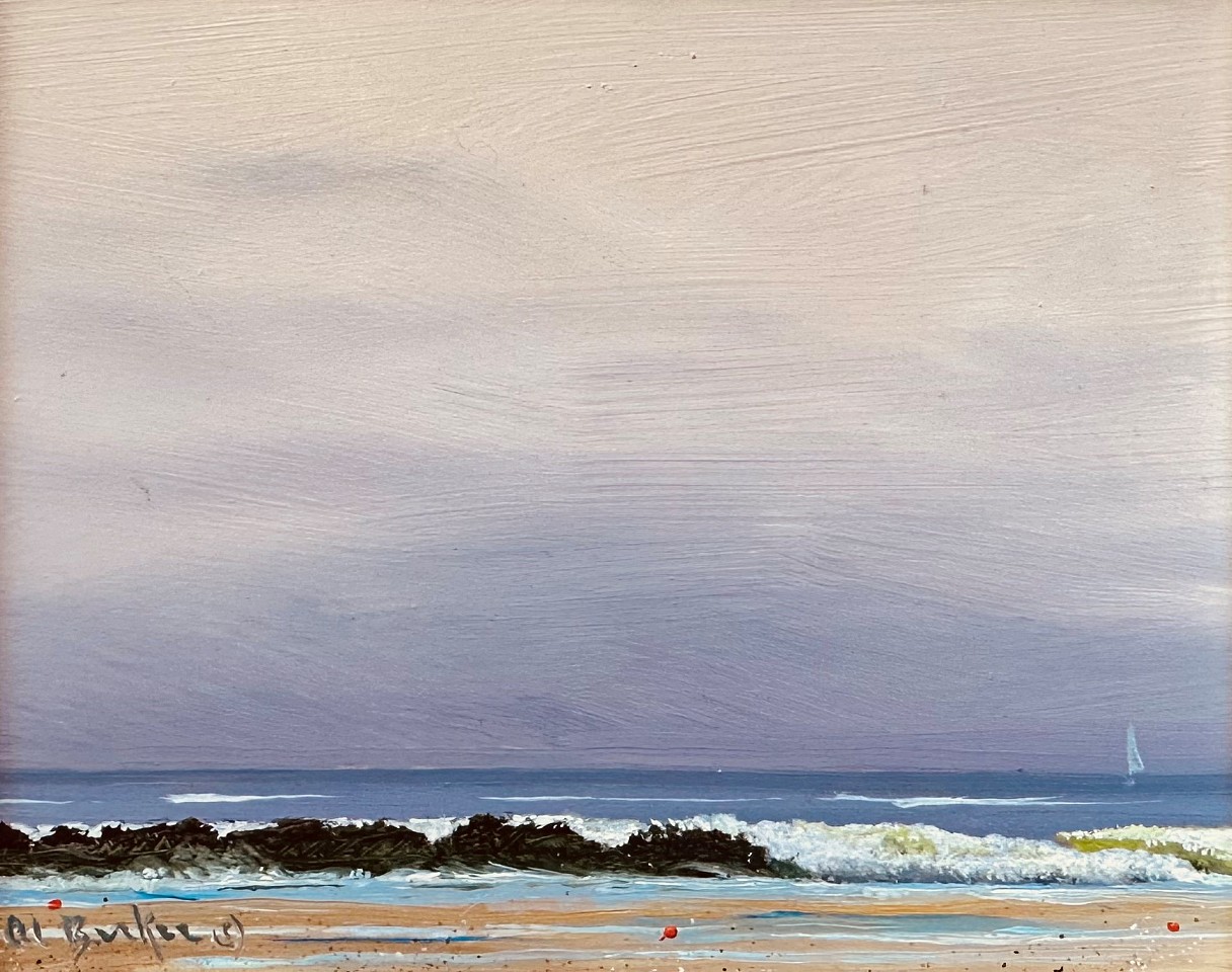 Al Barker, Low Tide Wave
oil on board, 5"" x 6""
AB1124.02
$475