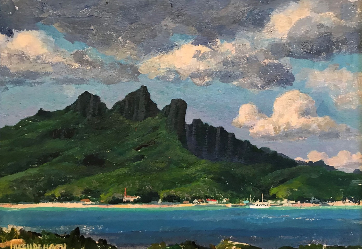 Hugh deHaven, Bora Bora
oil on board, 5"" x 7""
signed Hugh De Haven, lower left
JWC 0119.18
$750