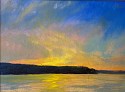 Ralf Feyl, Evening on the Connecticut
oil on board