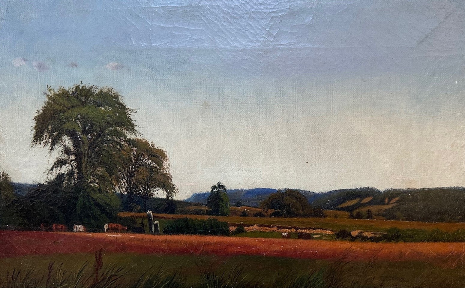 James McDougal Hart, Connecticut Landscape Att to Hart
oil on canvas, 9 1/2"" x 14""
JCA 1124.26
$1,800