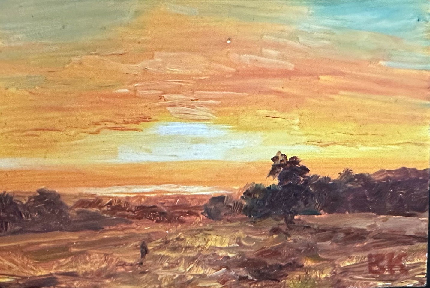 Erik Koeppel, Sunset
oil on board, 2"" x 3""
JCA 6926
$1,400